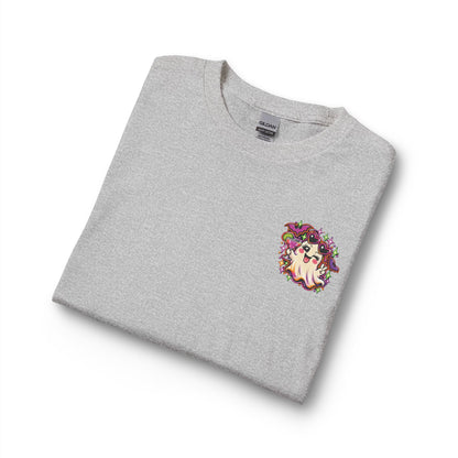 Halloween Long Sleeve Tee — "Just Here for the Boos" Ghost Party Shirt