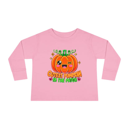 Cutest Pumpkin in the Patch Toddler Long Sleeve Tee