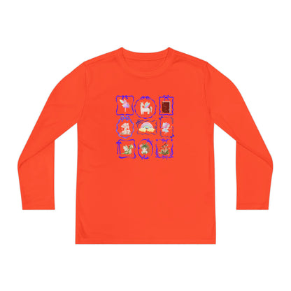 T-Shirt Whimsical Youth Fun Long Sleeve Shirt Cute Gift for Kids Colorful Playwear Unique Birthday Present Fairy Tales