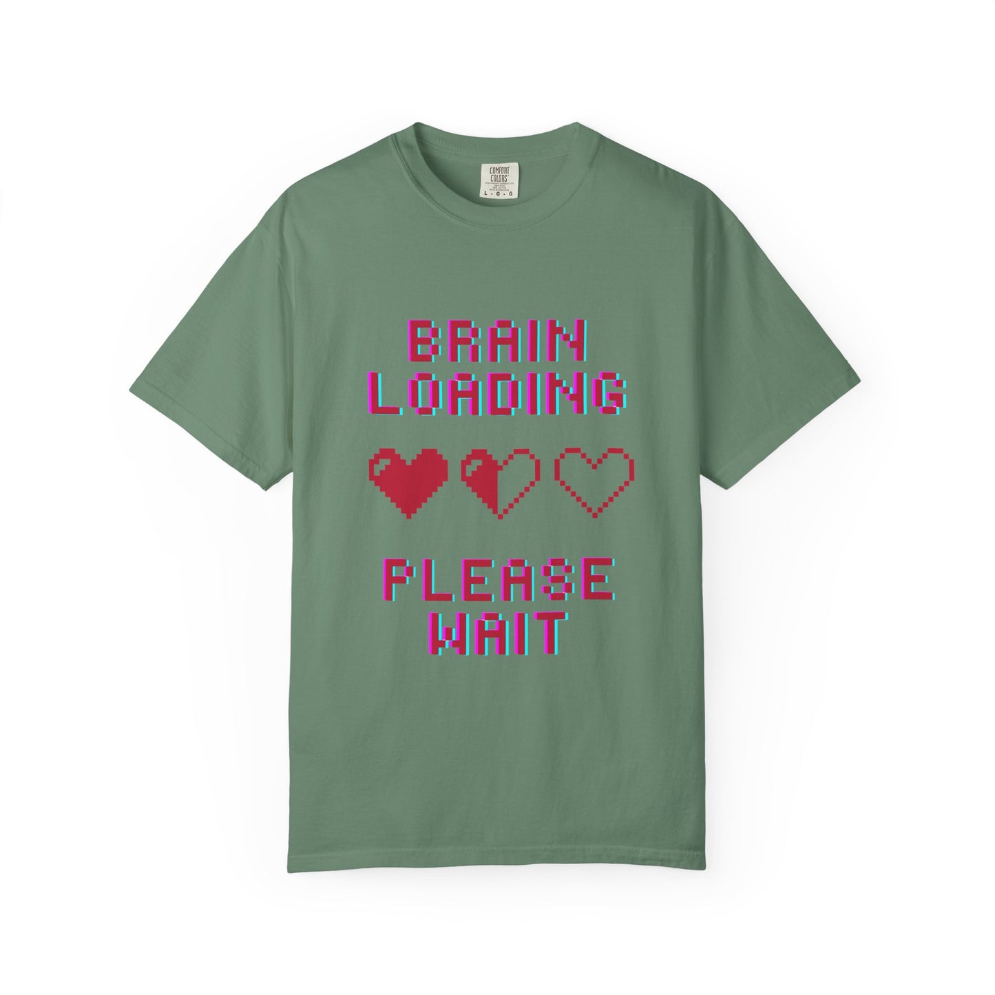 T-Shirt Brain Loading Unisex T-shirt Gamer Gift Fun Gift Geeky Apparel Cute Slogan Tee Perfect for Relaxation