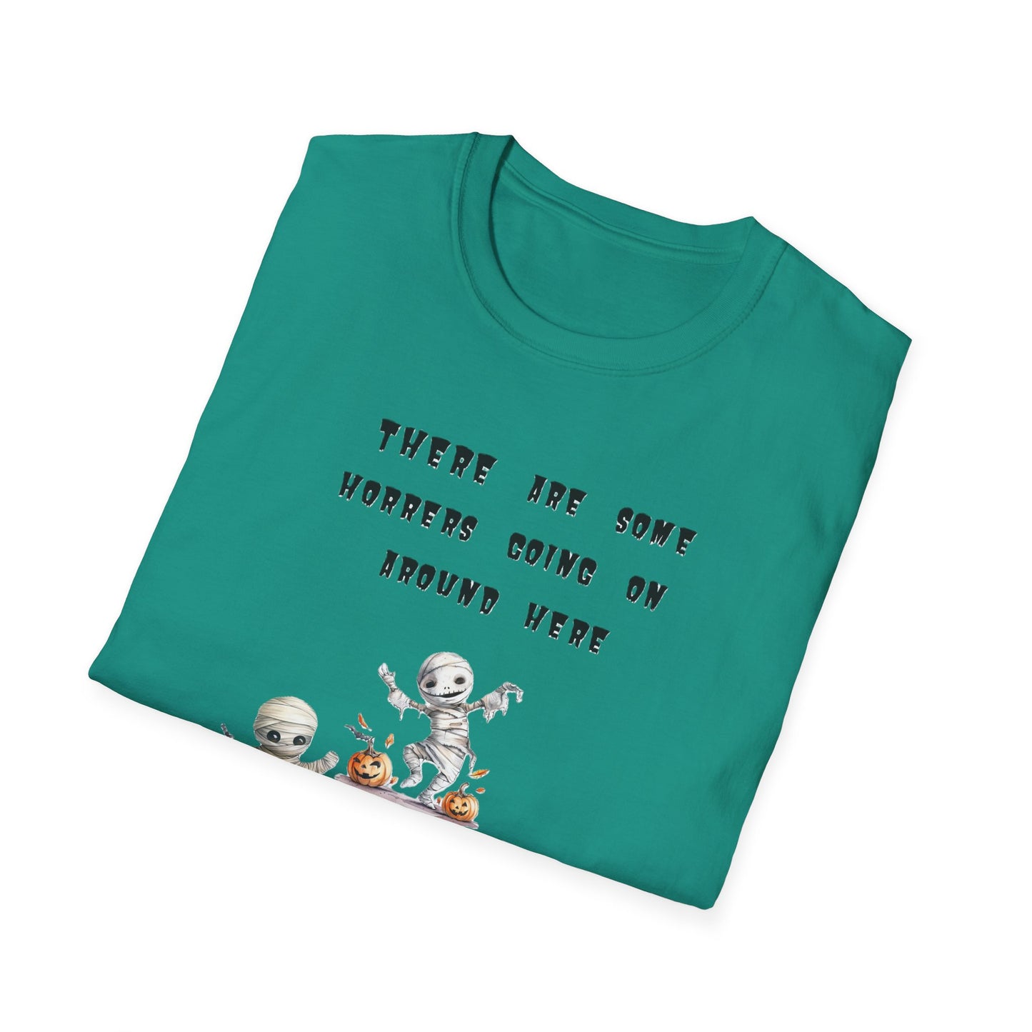 T-Shirt Halloween Graphic T-Shirt Spooky Season Tee Unisex Soft Style Shirt Retro Halloween Gift Fall Fashion Cute Halloween Design
