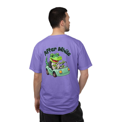 Later Gator After While Gator T-Shirt Cute Cartoon Alligator Scooter Tee Gift