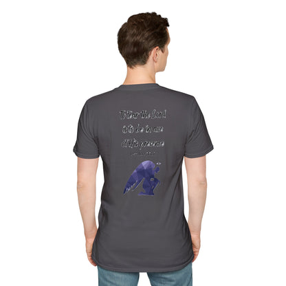 T-Shirt Unisex Softstyle T-Shirt with Inspirational Psalm Design Motivational Tee Christian Apparel Faith-Based Gift Casual Wear