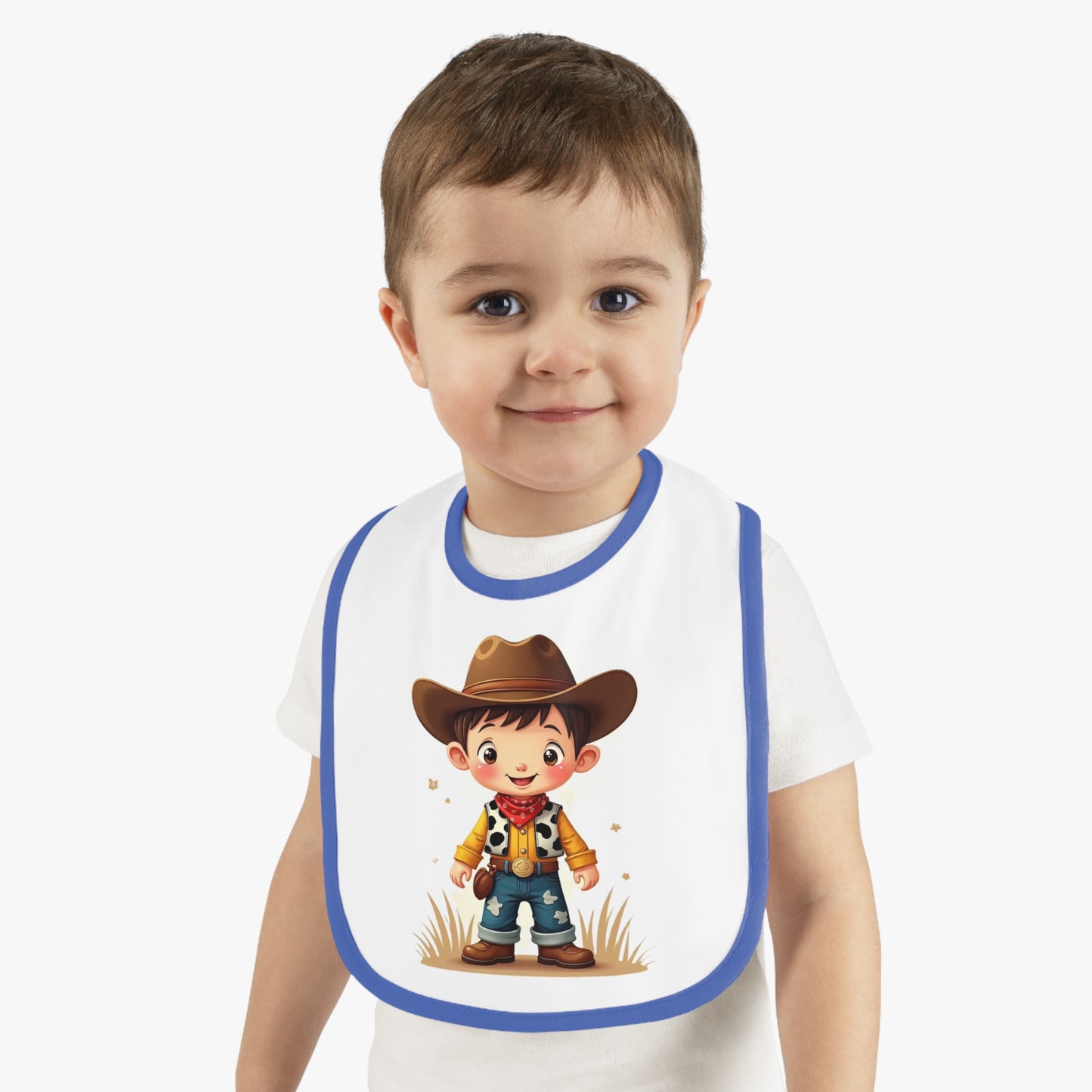 Baby Cowboy Bib Adorable Bib for Toddlers Funny Baby Gift Cowboy Theme Nursery Cute Baby Accessories