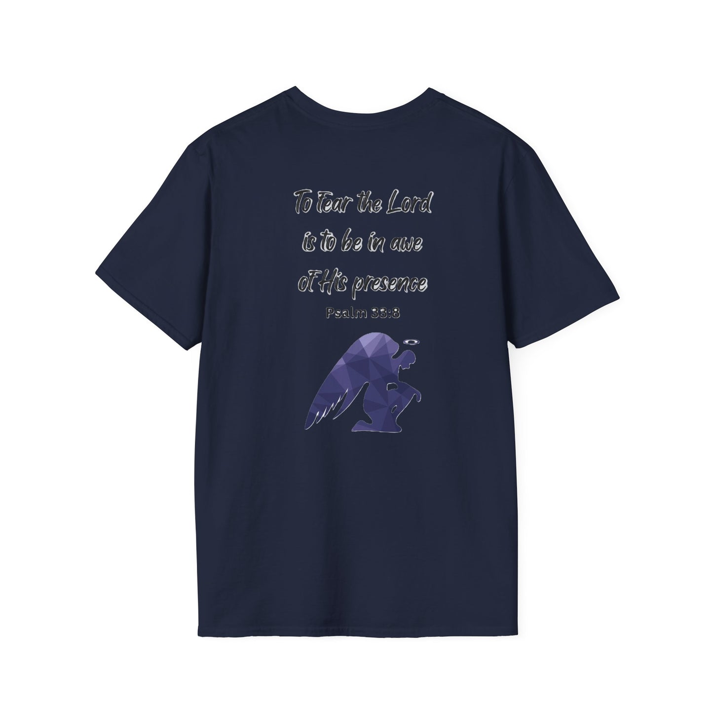 T-Shirt Unisex Softstyle T-Shirt with Inspirational Psalm Design Motivational Tee Christian Apparel Faith-Based Gift Casual Wear