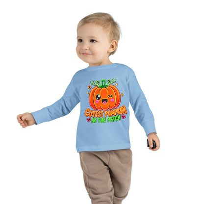Cutest Pumpkin in the Patch Toddler Long Sleeve Tee