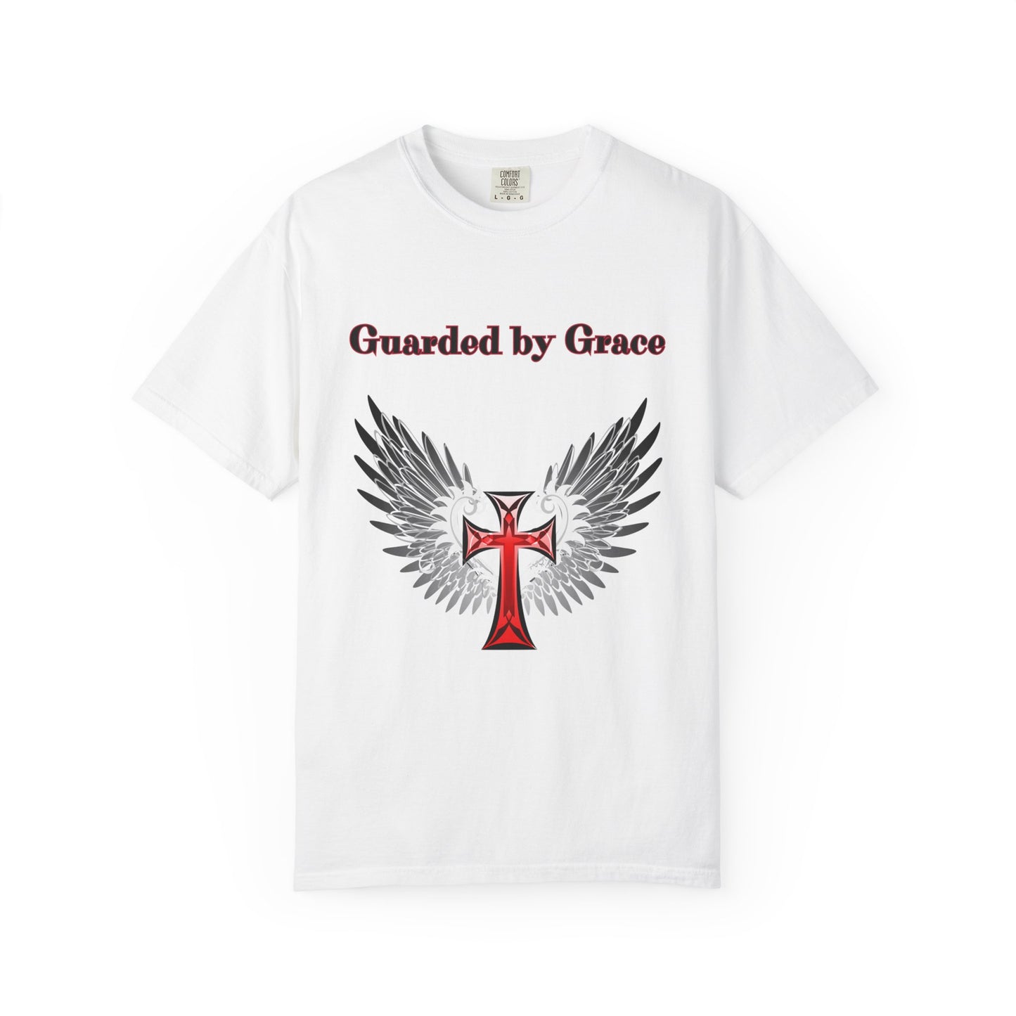 T-Shirt Guarded by Grace Unisex T-Shirt with Wings Design Christian Apparel Unique Gift Faith-based Fashion Inspirational SpiritualTee