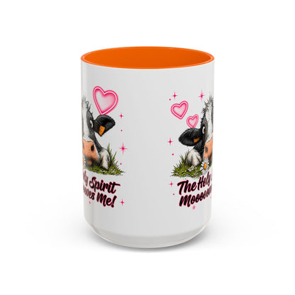 The Holy Spirit Moooves Me Coffee Mug