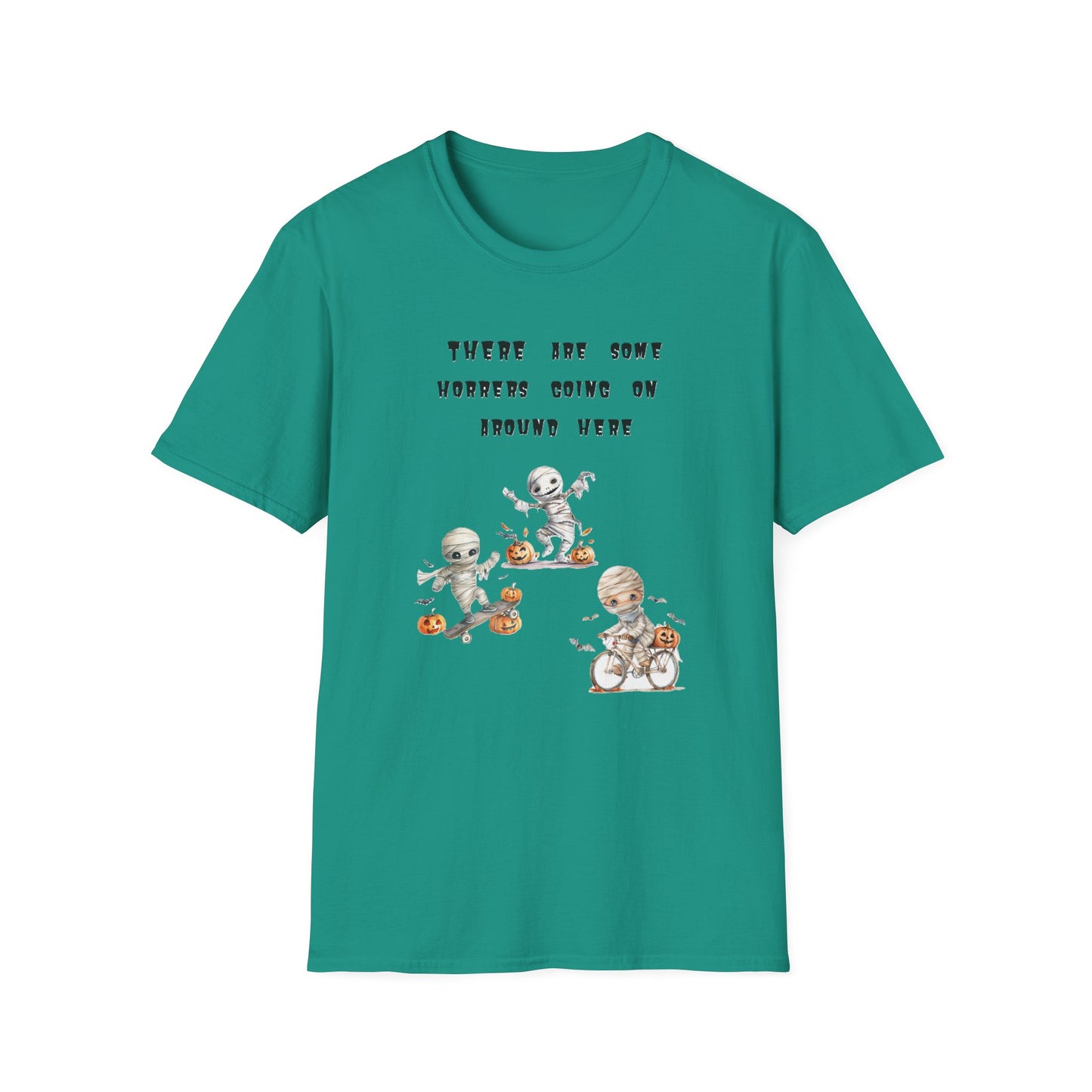 T-Shirt Halloween Graphic T-Shirt Spooky Season Tee Unisex Soft Style Shirt Retro Halloween Gift Fall Fashion Cute Halloween Design