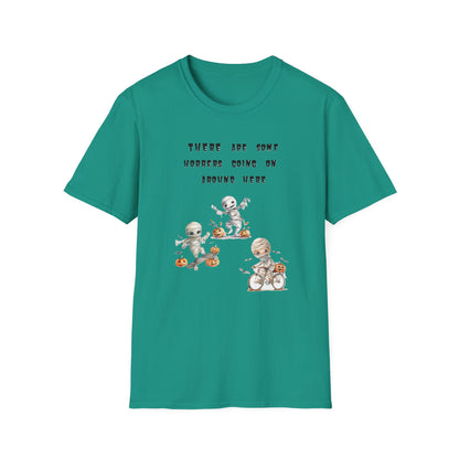 T-Shirt Halloween Graphic T-Shirt Spooky Season Tee Unisex Soft Style Shirt Retro Halloween Gift Fall Fashion Cute Halloween Design