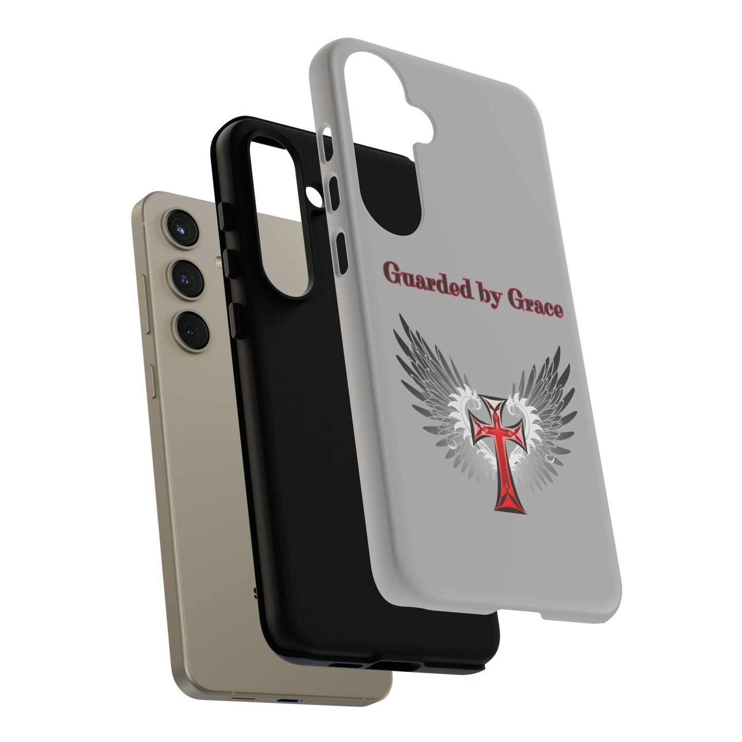 Cell Phone Case with Guardian Angel Design Tough Cases for Protection Spiritual Gifts Unique Accessories Personalized Tech