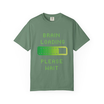 T-Shirt Loading Awareness T-Shirt - 8-bit Humor Gamer Gift Brain Loading Tee Unisex Graphic Shirt Quirky Humor Clothing