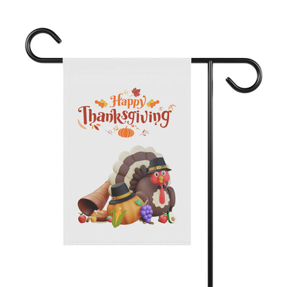 Garden Banner Thanksgiving Fall Decor Outdoor Flag Holiday Greeting Seasonal Decoration