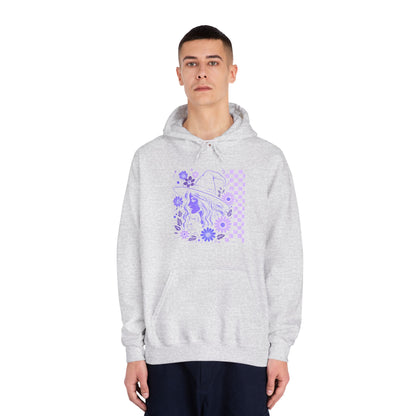 Sweatshirt Whimsical Floral Unisex Hooded Sweatshirt Casual Wear Streetwear Gift for Her Cozy Sweatshirt Spring Fashion Halloween