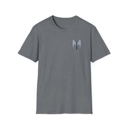 T-Shirt Unisex Softstyle T-Shirt with Inspirational Psalm Design Motivational Tee Christian Apparel Faith-Based Gift Casual Wear