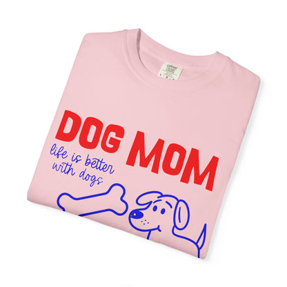 Dog Mom Club T-Shirt — Cute Paw Print & Bone Graphic Tee