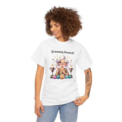 T-Shirt Grammy Award Unisex Heavy Cotton Tee - Celebrate Your Achievements Gift for Grandmothers