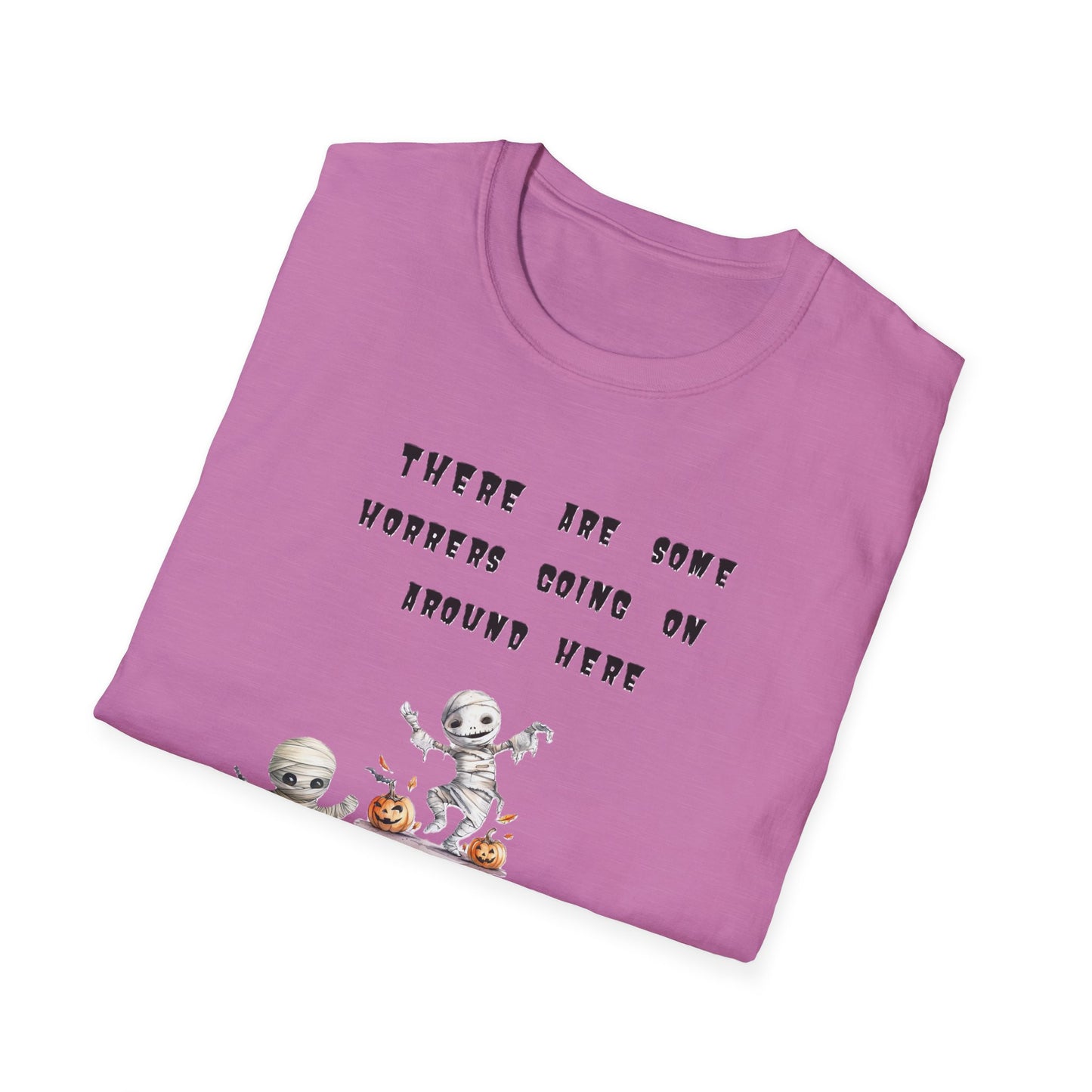 T-Shirt Halloween Graphic T-Shirt Spooky Season Tee Unisex Soft Style Shirt Retro Halloween Gift Fall Fashion Cute Halloween Design