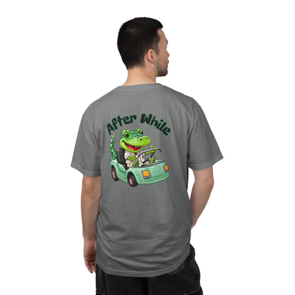 Later Gator After While Gator T-Shirt Cute Cartoon Alligator Scooter Tee Gift