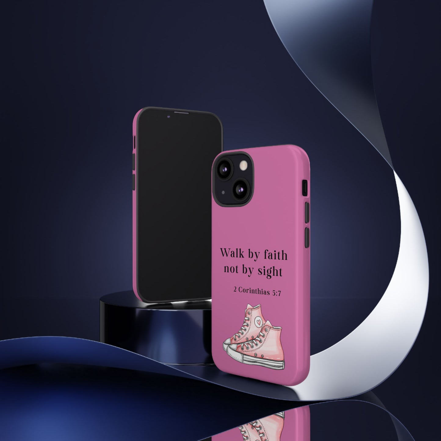 Cellphone Cae Faith-Inspired Phone Case Inspirational Gift Bible Verse Accessory Pink Converse Design Christian Phone Cover