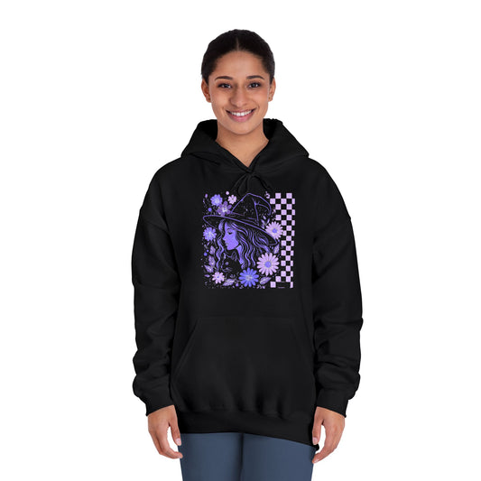 Sweatshirt Whimsical Floral Unisex Hooded Sweatshirt Casual Wear Streetwear Gift for Her Cozy Sweatshirt Spring Fashion Halloween