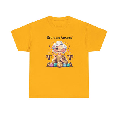 T-Shirt Grammy Award Unisex Heavy Cotton Tee - Celebrate Your Achievements Gift for Grandmothers