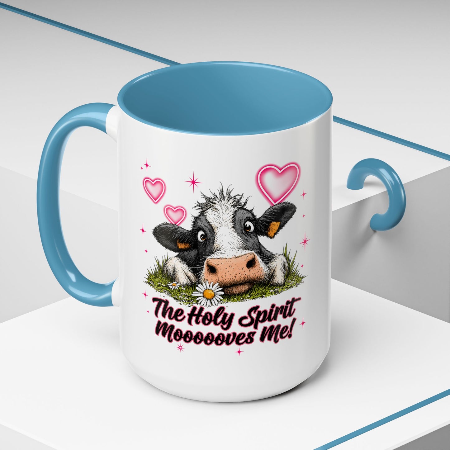 The Holy Spirit Moooves Me Coffee Mug