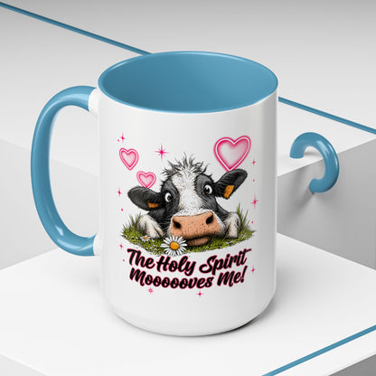 The Holy Spirit Moooves Me Coffee Mug