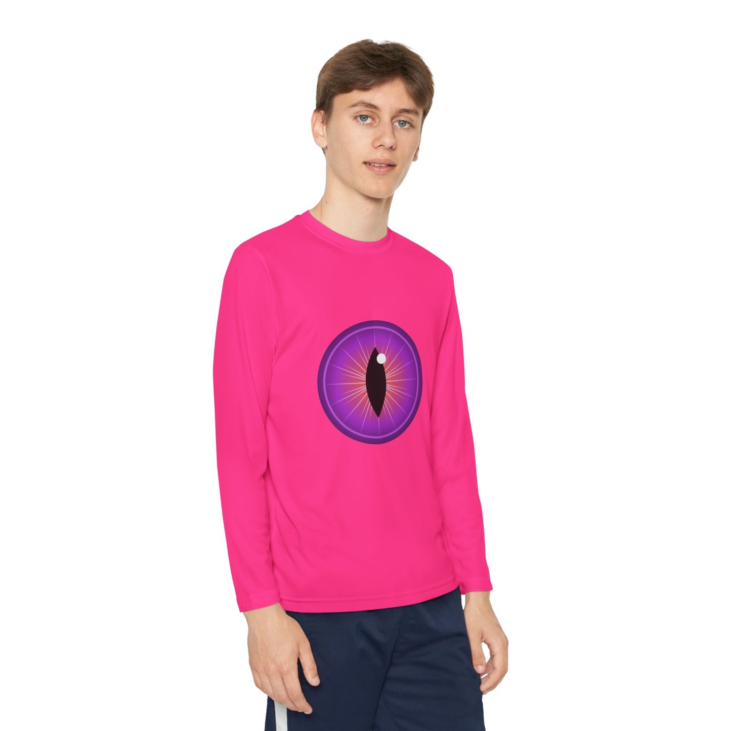 T-Shirt Youth Long Sleeve Monster-Inspired Tee Fun Shirt for Kids Perfect for Halloween Costume Wear Everyday Comfort Cool Graphic T