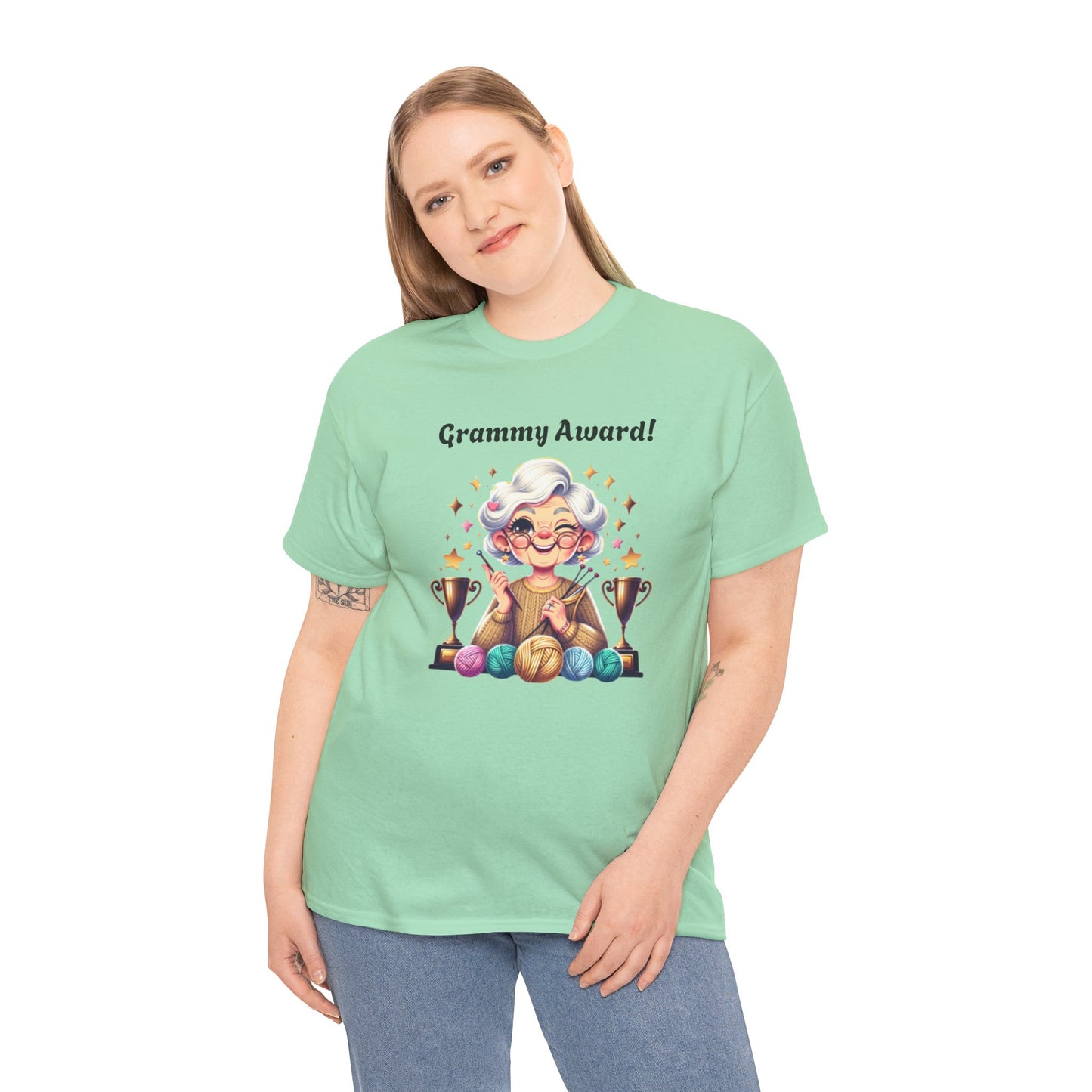 T-Shirt Grammy Award Unisex Heavy Cotton Tee - Celebrate Your Achievements Gift for Grandmothers