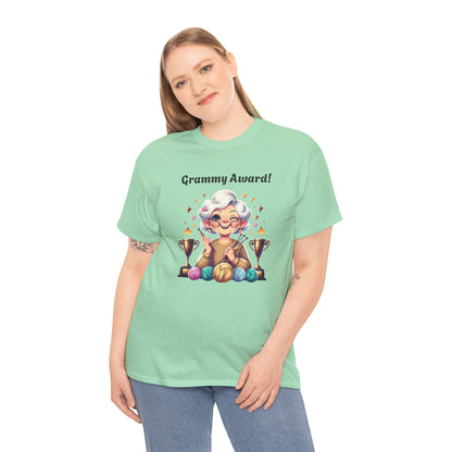 T-Shirt Grammy Award Unisex Heavy Cotton Tee - Celebrate Your Achievements Gift for Grandmothers