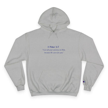 Faith-Inspired Champion Hoodie, Cozy Sweatshirt, Inspirational Gift, Christian Apparel, Religious Wear, Motivational Cozy Clothing