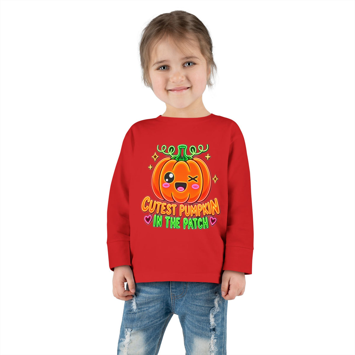 Cutest Pumpkin in the Patch Toddler Long Sleeve Tee