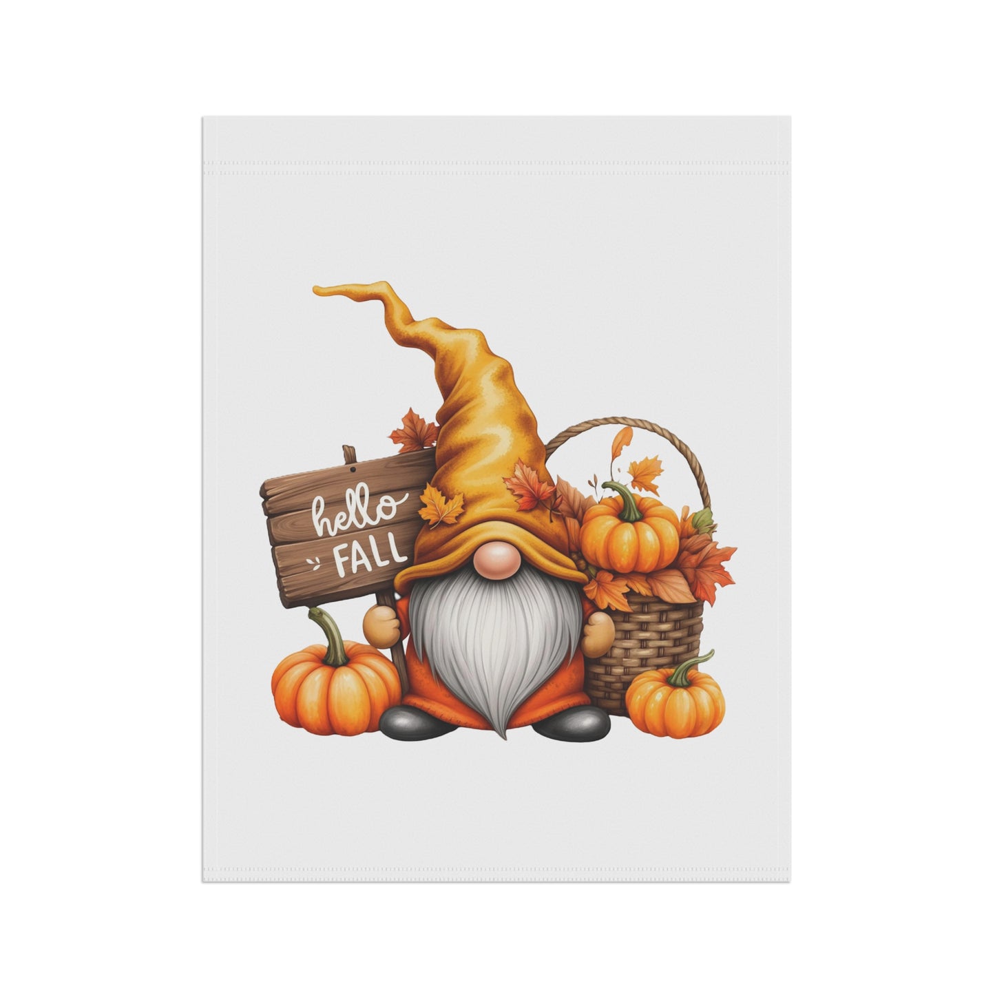 Garden Banner Fall Gnome Autumn Decoration Outdoor Sign Welcome Banner Seasonal Home Decor Thanksgiving Decor