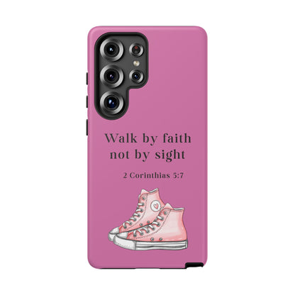 Cellphone Cae Faith-Inspired Phone Case Inspirational Gift Bible Verse Accessory Pink Converse Design Christian Phone Cover