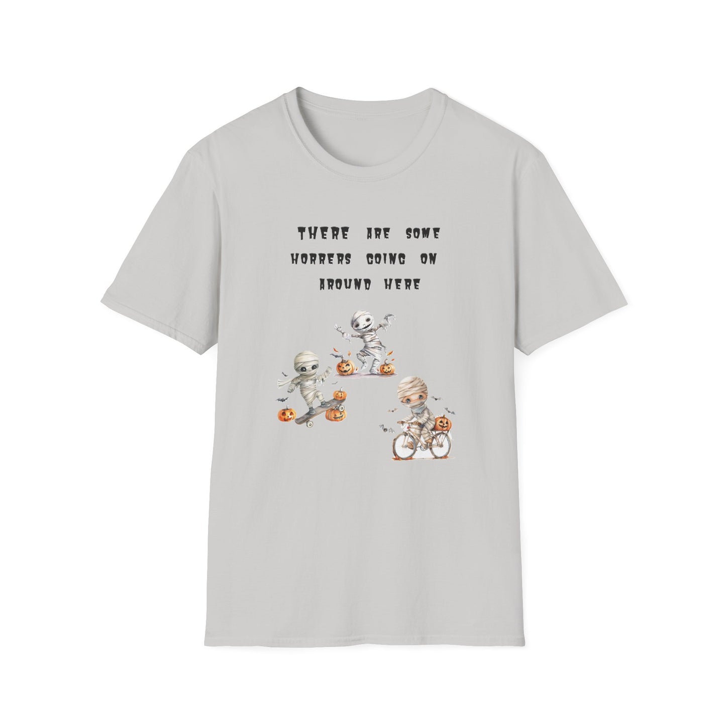T-Shirt Halloween Graphic T-Shirt Spooky Season Tee Unisex Soft Style Shirt Retro Halloween Gift Fall Fashion Cute Halloween Design