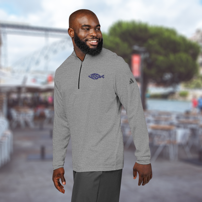 Sweatshirt Adidas® Quarter-Zip Pullover with Embroidery Stylish Activewear Ideal for Sports & Casual Outings Perfect Gift for Fitness