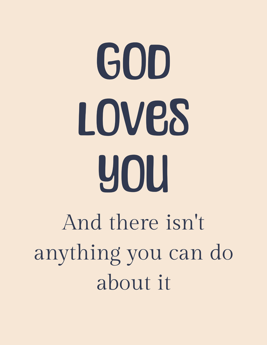 Christian Poster Wall Art Inspirational Faith Scripture Print Spiritual Religious Quote God Loves Home Decor Bedroom Wall Spiritual